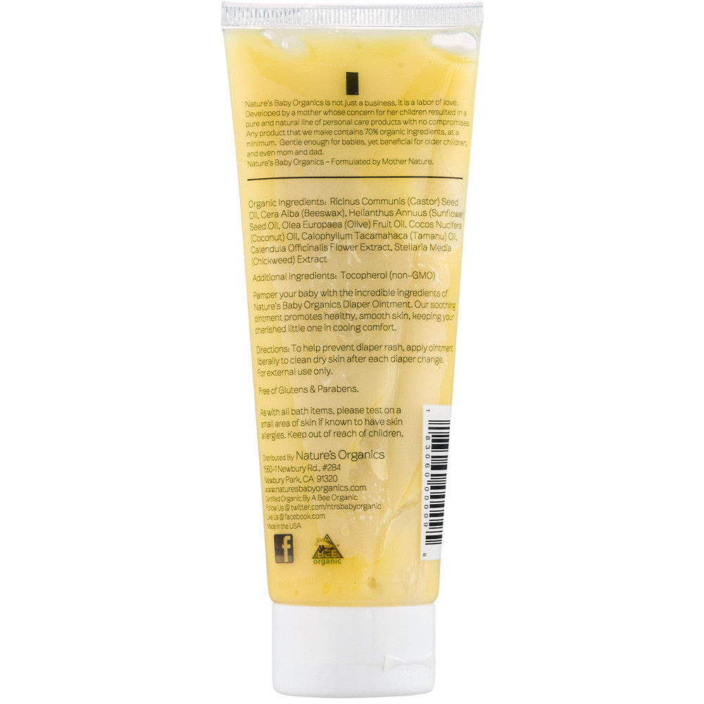 Organic Diaper Ointment Fragrance Free