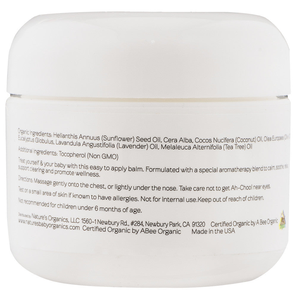 Organic Ah-Choo! Chest Rub Eucalyptus
