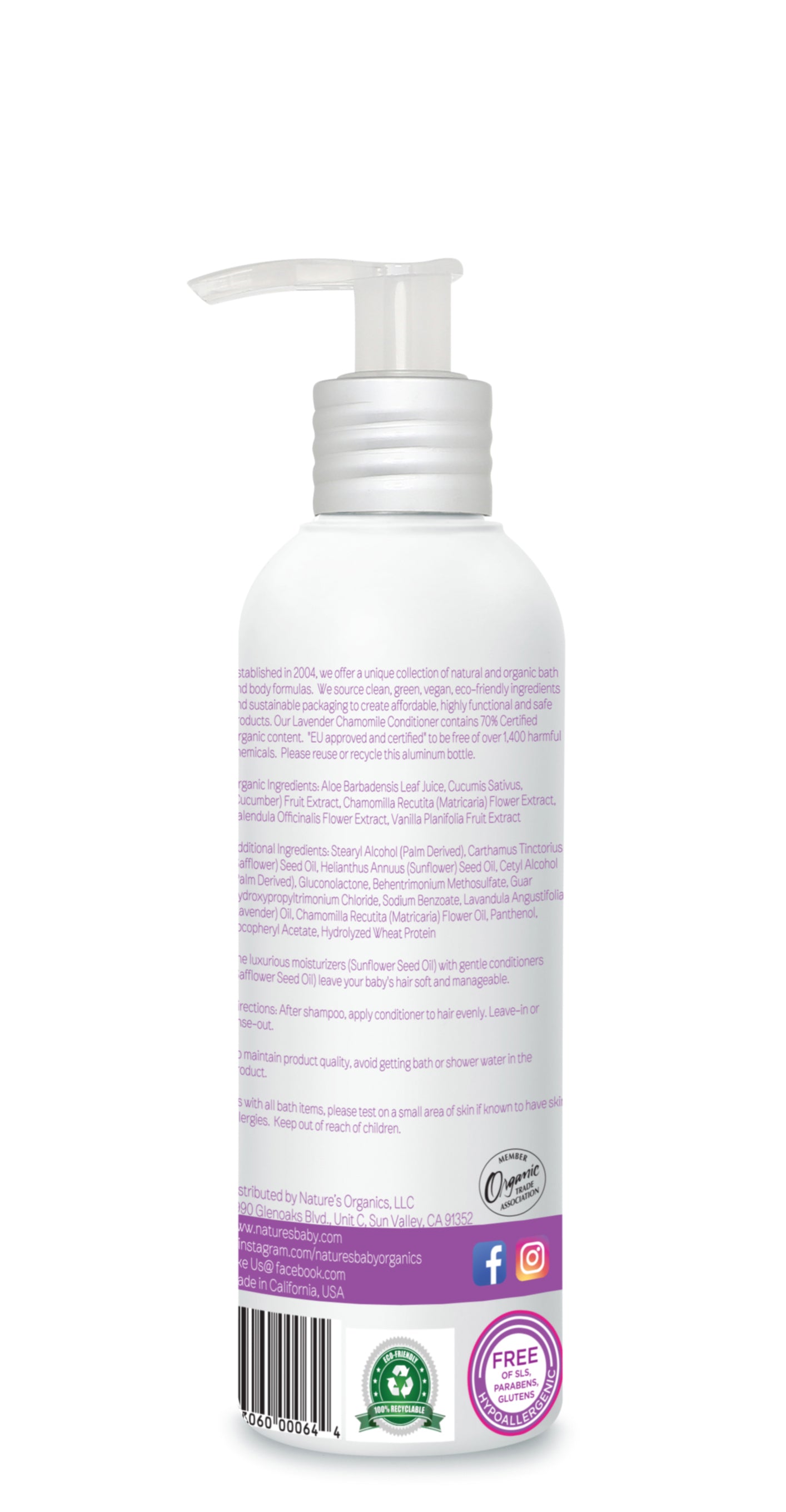 Lavender Chamomile Conditioner & Detangler