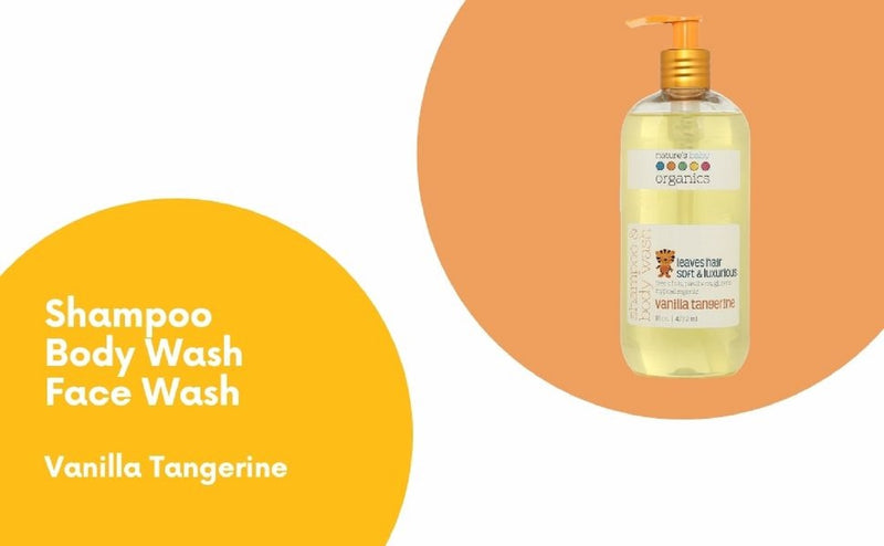 Shampoo & Body Wash Vanilla Tangerine 16 oz