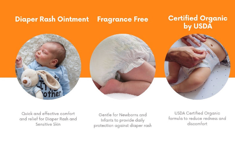 Free Organic Diaper Ointment Fragrance Free 3 oz